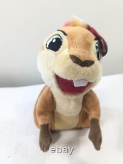 New Disney Enchanted Pip Chipmunk Plush Stuffed animal Bean Doll Toy squirrel