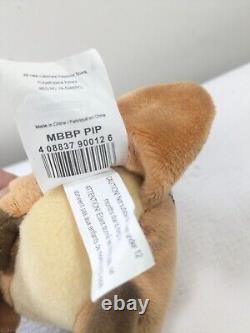 New Disney Enchanted Pip Chipmunk Plush Stuffed animal Bean Doll Toy squirrel