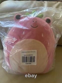 New Squishmallow 8 Adabelle The Strawberry Frog Box Lunch Exclusive NWT