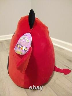 New XL 16 Squishmallow Halloween Dante Red Devil Bat Collectible Soft Plush