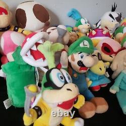 Nintendo Super Mario Bros. Plush Lot of 19 (Read Description)