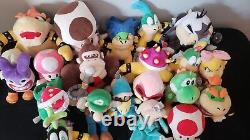 Nintendo Super Mario Bros. Plush Lot of 19 (Read Description)