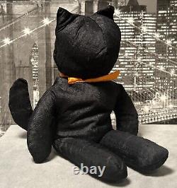 No Face Black Cat Rare Goth Beanie Plush Toy Y2K Halloween Stuffed Animal