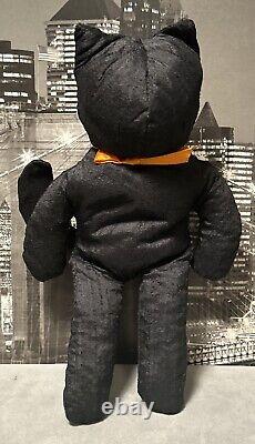 No Face Black Cat Rare Goth Beanie Plush Toy Y2K Halloween Stuffed Animal