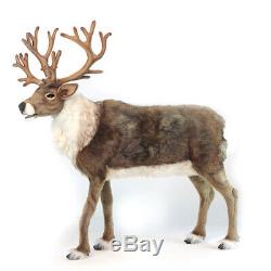 Nordic Reindeer Realistic Hansa Soft Animal Plush Toy 130cm FREE DELIVERY
