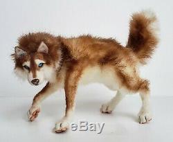 OOAK Siberian Wolf Husky Plush Artdoll