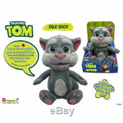 Official Talking Tom Plush Talkback Animated Soft Cuddly Toy 10" FULL FEATURES 