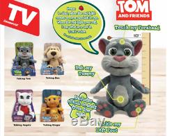Official Talking Tom Plush Talkback Animated Soft Cuddly Toy 10 FULL FEATURES