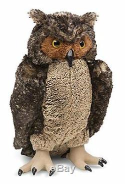 Owl Bird Plush Toy Stuffed Animal Soft Lifelike Realistic Doll Kids Cuddle Gift