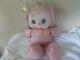 Pj Sparkles Sparklins Pink Bunny Rabbit Plush Doll Mattel Vintage Stars Pet 1989
