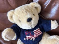 POLO Ralph Lauren Stuffed Animal Plush Teddy Bear Limited Dolls Vintage 1996