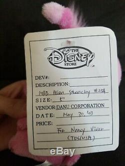 PROTOTYPE Lilo & Stitch Experiment 254 MBB Alien Stenchy 5 Disney Pink Plush