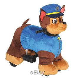 Paw Patrol CHASE! Plush Ride On Dynacraft 6v WOW! WAY COOL! NEW Free Shipping