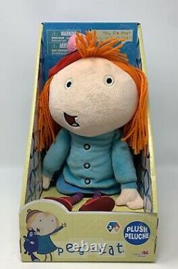 Peg And Cat Plush Doll Stuffed Animal Toy PBS Kids TV Show Imports Dragon RARE