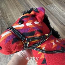 Pendleton Gund Franklin Horse Stuffed Animal Plush Red