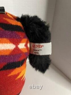 Pendleton Gund Franklin Horse Wool Cotton Stuffed Animal Plush Red