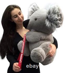 Personalized Large Stuffed Koala Bear 26 inches Soft Big Plush Animal