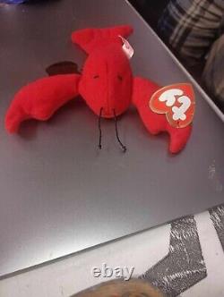 Pinchers The Lobster 1993 Ty Teenie Beanie Babies Mini Plush Stuffed Animal