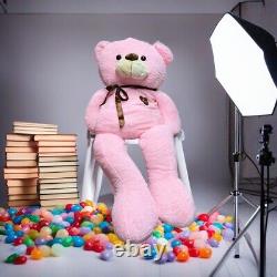 Pink Giant Teddy Tear stuffed animal plush 5ft