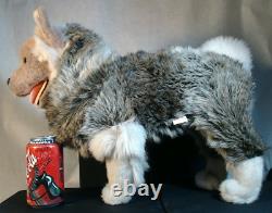 Piutre 14 tall Akita Plush Dog Made in Italy Stuffed Animal Toy