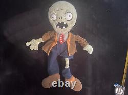 Plants vs Zombies PVZ 2 plush Browncoat zombie 20 2014 WORLDMAX SUPER RARE