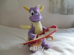 Play-by-Play 2001 PS1 Spyro 3 Year of the Dragon Soft Toy with Skateboard 11 RARE