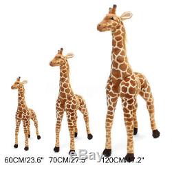 Plush Giraffe Kid Toy Giant Large Stuffed Animal Doll Xmas Gift 60/70/120CM UK