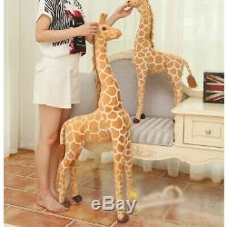 Plush Giraffe Kid Toy Giant Large Stuffed Animal Doll Xmas Gift 60/70/120CM UK