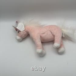 Plush Retired Ty Beanie Baby Charmer Pink Stuffed Animal DOB 9/10/2002 withTag