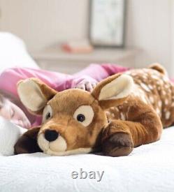 Plush Spotted Fawn Body Pillow Stuffed Deer LG Soft Toy Animal 47L Jumbo Large