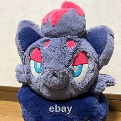 Pokemon Center Original Zorua Fluffy Hugging Plush Doll Stuffed animal Used