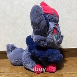 Pokemon Center Original Zorua Fluffy Hugging Plush Doll Stuffed animal Used