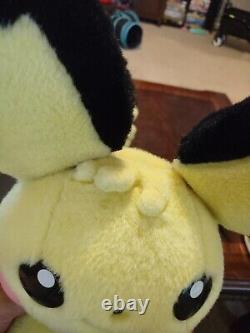 Pokemon Center Tufty Pichu Plush 2001 11 and Brother (Normal) pichu 16 Great