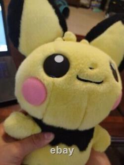 Pokemon Center Tufty Pichu Plush 2001 11 and Brother (Normal) pichu 16 Great