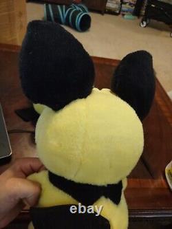 Pokemon Center Tufty Pichu Plush 2001 11 and Brother (Normal) pichu 16 Great