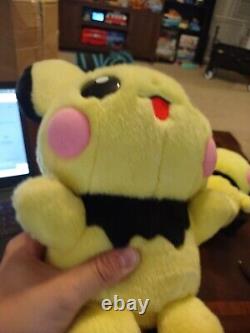 Pokemon Center Tufty Pichu Plush 2001 11 and Brother (Normal) pichu 16 Great