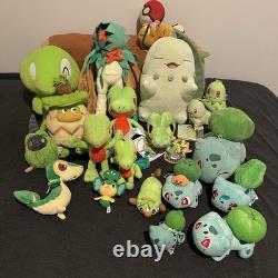 Pokemon Plush Lot 19 Grass Type