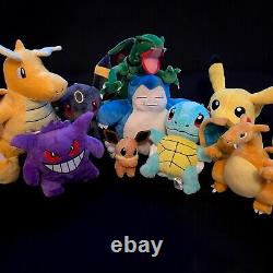 Pokemon Umbreon Charizard Gengar Pikachu Squirtle Plush Stuffed Animal Toy New