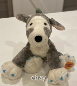 Poppi Puppy Dog Plush Stuffed Animal Groovy Girls Soft Toy Gray Blue White 13