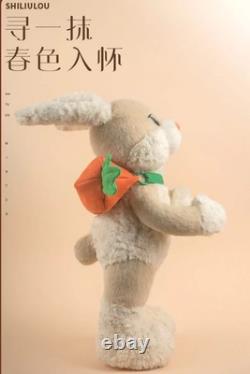 Posable 25 Milk Tea SnowHare Rabbit with? And Sweater, Plush Stuffed Animal withBox
