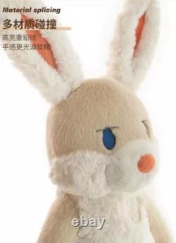 Posable 25 Milk Tea SnowHare Rabbit with? And Sweater, Plush Stuffed Animal withBox