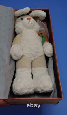 Posable 25 Milk Tea SnowHare Rabbit with? And Sweater, Plush Stuffed Animal withBox