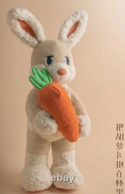 Posable 25 Milk Tea SnowHare Rabbit with? And Sweater, Plush Stuffed Animal withBox