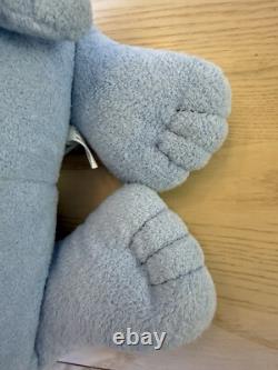 Pottery Barn Kids PBK Blue Beige Spotted Eye Puppy Dog Plush Stuffed Animal Toy