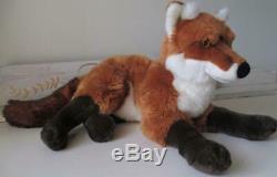 RARE 27 FAO Schwarz Fox Plush Stuffed Animal Red Fox