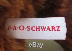 RARE 27 FAO Schwarz Fox Plush Stuffed Animal Red Fox