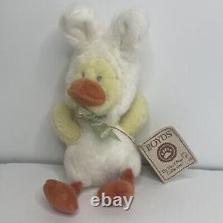 RARE Boyds Bear Ducklebuns Mini Duck Bunny Spring Plush Stuffed Animal Toy Tags