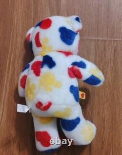 RARE! Build A Bear Friends Count Spotted Heart Paws Stuffed Animal Plush Toy 9'