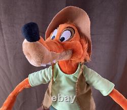 RARE Disney Parks 18 Retired BRER FOX Splash Mountain Plush Stuffed Animal Toy