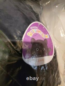 RARE Factory Sealed 20 Emily Black Bat Squishmallow Halloween Authentic Plush